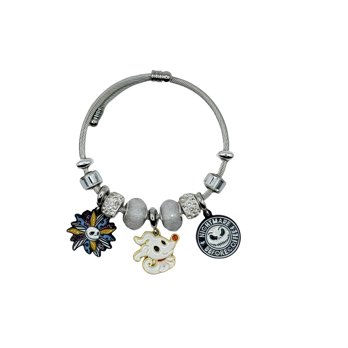 Nightmare Before Christmas Gold Plating Adjustable Bracelet