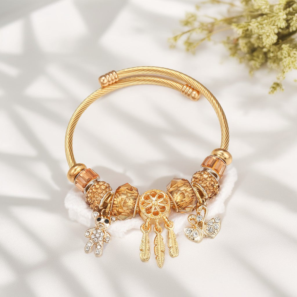 Dreamcatcher - Themed Charm Bracelet: Weave Your Dreams
