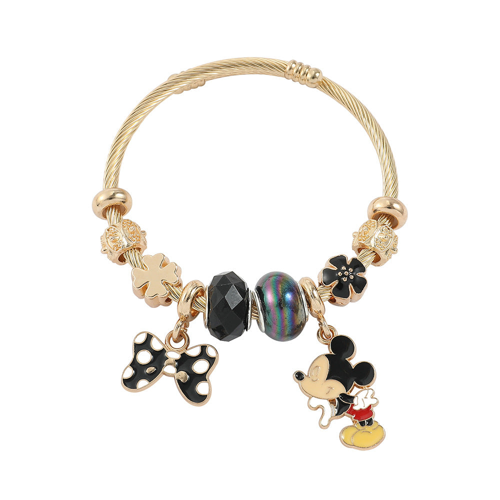 Mickey Mouse - Themed Charm Bracelet: Sparkle of Disney Joy