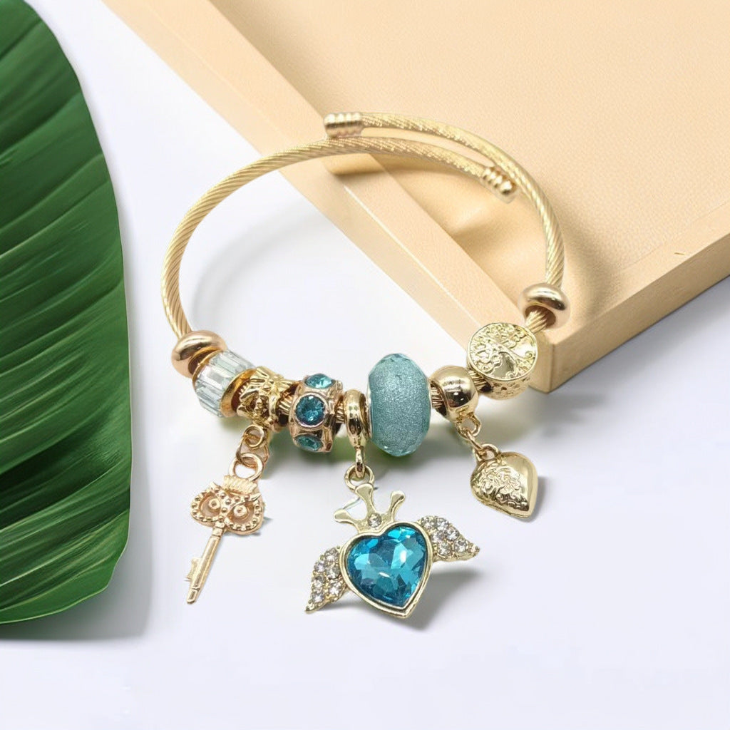 Religious Belief,Cross,Angel's Wing,Adjustable Titanium Alloy Handmade Bracelet Luxury Gift Exquisite Gift Handmade,Desigh-Charm,Waterproof,Non- 个SKI Tarish,Adjustable,Premium,Factory Price,Wholesale,Super Trendy Fashion Gifts Daily Dressing OOTD