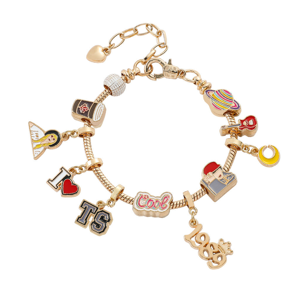 Taylor Swift Inspired Charm Bracelet: A Melodic Tribute