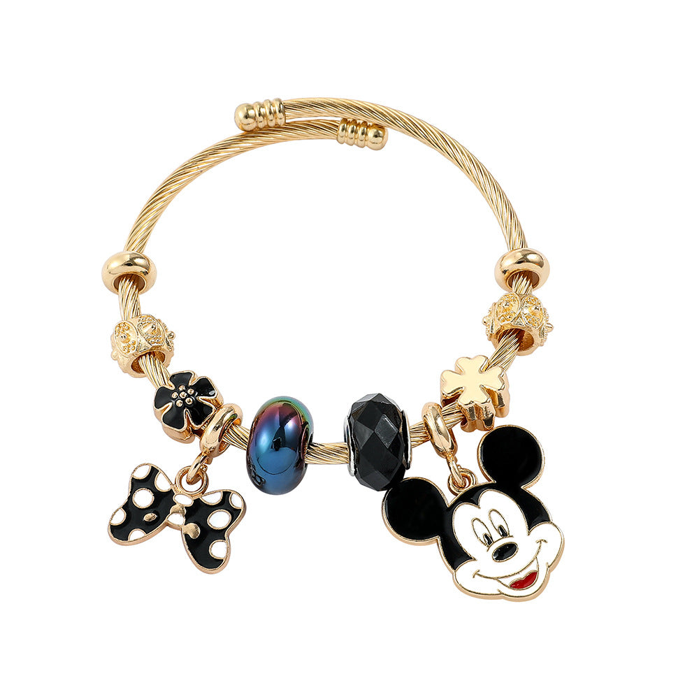 Mickey Mouse - Themed Charm Bracelet: Sparkle of Disney Joy