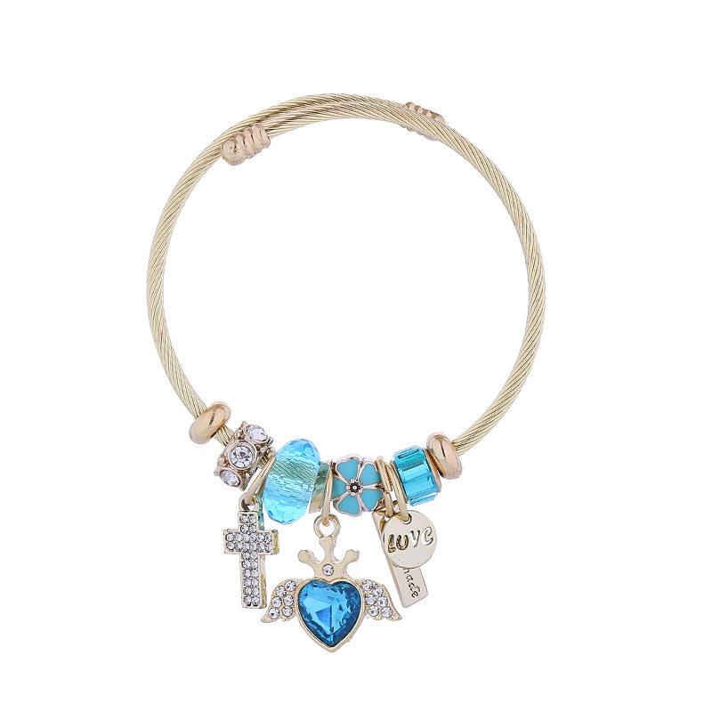 Religious Belief,Cross,Angel's Wing,Adjustable Titanium Alloy Handmade Bracelet Luxury Gift Exquisite Gift Handmade,Desigh-Charm,Waterproof,Non- 个SKI Tarish,Adjustable,Premium,Factory Price,Wholesale,Super Trendy Fashion Gifts Daily Dressing OOTD