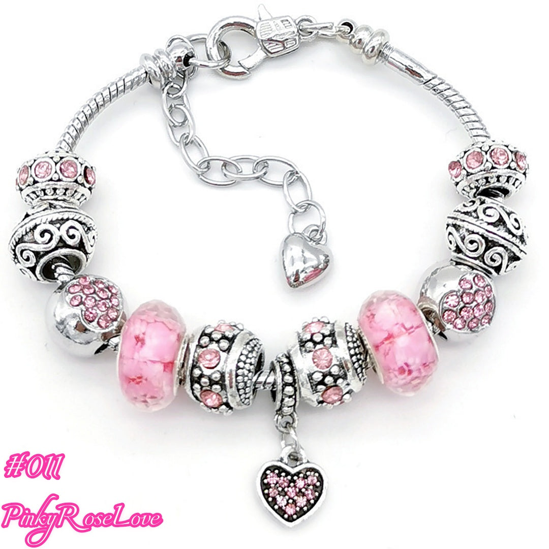 100 Styles Handmade Charm  Bracelet Titanium Alloy  waterproof and non tarnish 【BUY 2, 20%OFF；3，30%off 】【over 40$，freeshipping】