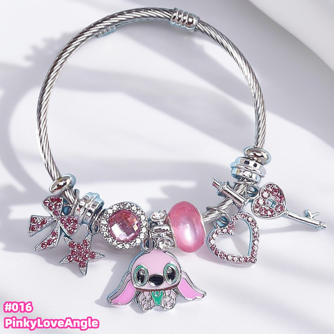 100 Styles Handmade Charm  Bracelet Titanium Alloy  waterproof and non tarnish 【BUY 2, 20%OFF；3，30%off 】【over 40$，freeshipping】