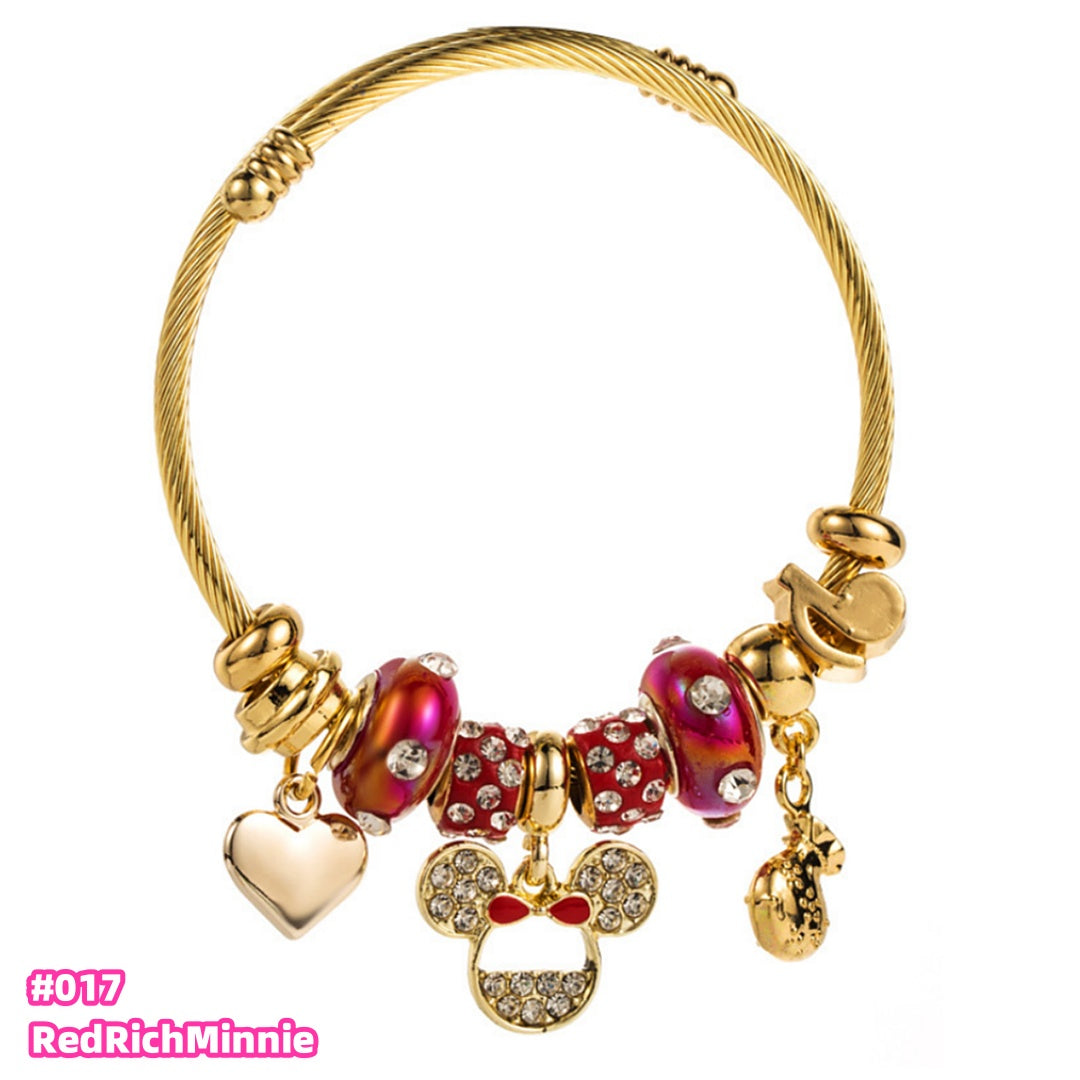 100 Styles Handmade Charm  Bracelet Titanium Alloy  waterproof and non tarnish 【BUY 2, 20%OFF；3，30%off 】【over 40$，freeshipping】