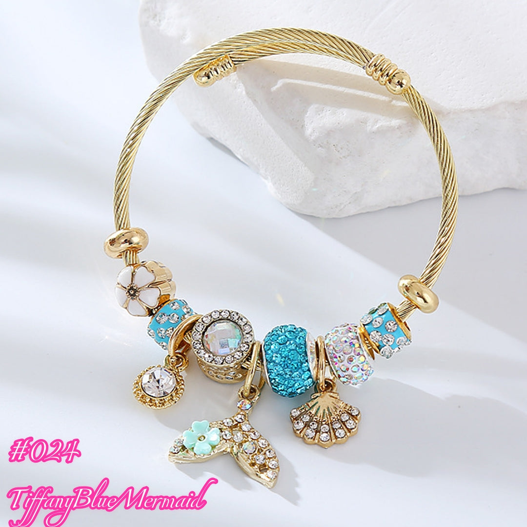 100 Styles Handmade Charm  Bracelet Titanium Alloy  waterproof and non tarnish 【BUY 2, 20%OFF；3，30%off 】【over 40$，freeshipping】