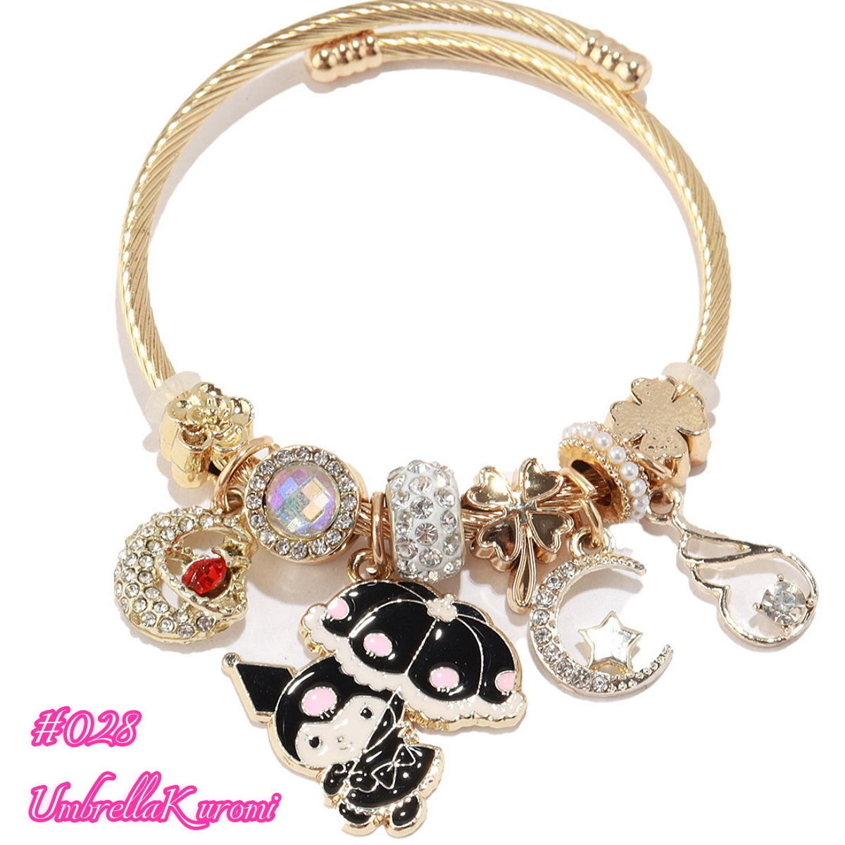 100 Styles Handmade Charm  Bracelet Titanium Alloy  waterproof and non tarnish 【BUY 2, 20%OFF；3，30%off 】【over 40$，freeshipping】