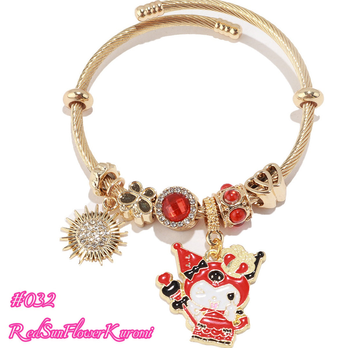 100 Styles Handmade Charm  Bracelet Titanium Alloy  waterproof and non tarnish 【BUY 2, 20%OFF；3，30%off 】【over 40$，freeshipping】