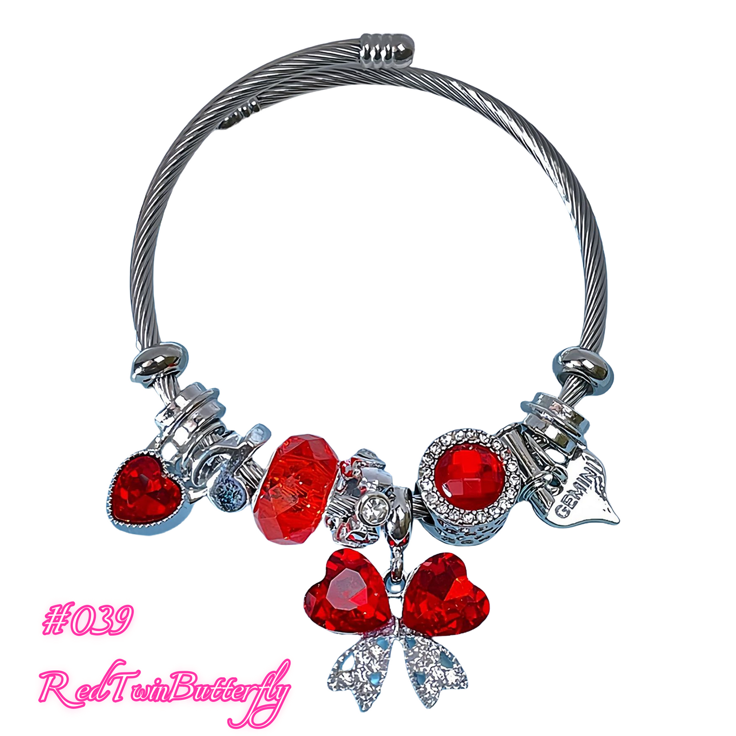 100 Styles Handmade Charm  Bracelet Titanium Alloy  waterproof and non tarnish 【BUY 2, 20%OFF；3，30%off 】【over 40$，freeshipping】