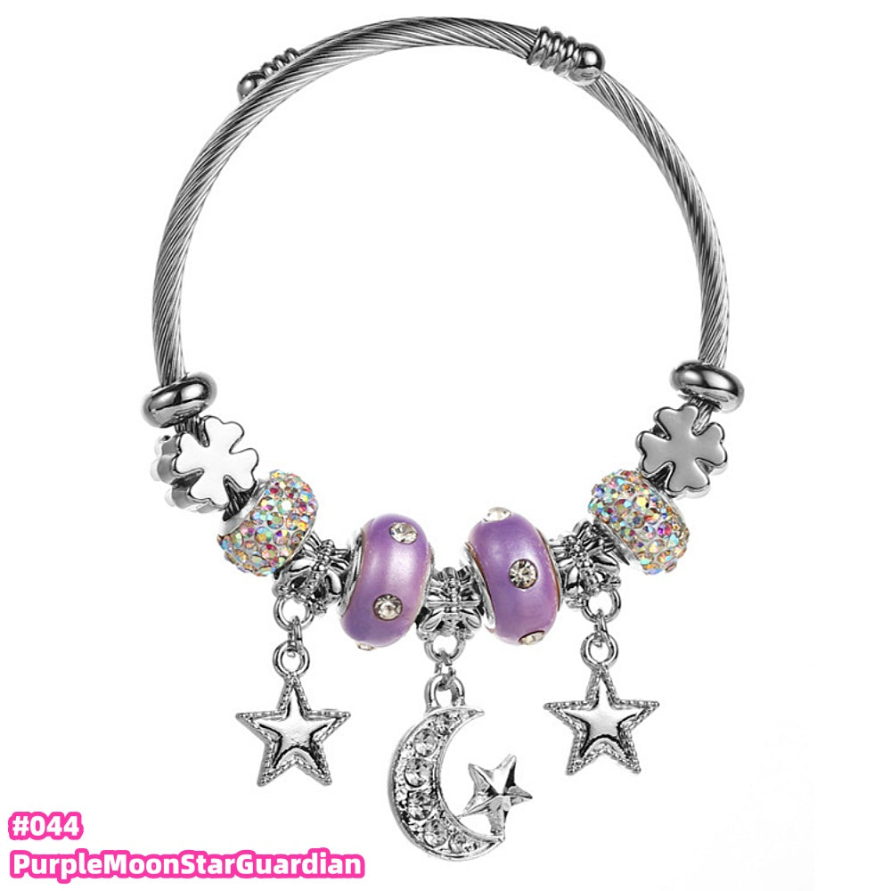 100 Styles Handmade Charm  Bracelet Titanium Alloy  waterproof and non tarnish 【BUY 2, 20%OFF；3，30%off 】【over 40$，freeshipping】