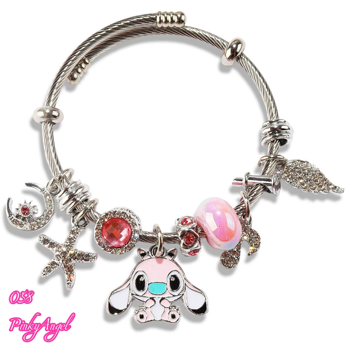 100 Styles Handmade Charm  Bracelet Titanium Alloy  waterproof and non tarnish 【BUY 2, 20%OFF；3，30%off 】【over 40$，freeshipping】