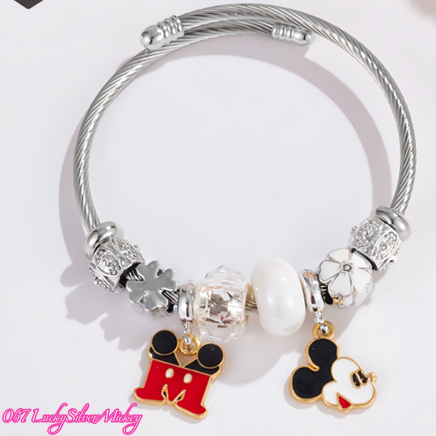 100 Styles Handmade Charm  Bracelet Titanium Alloy  waterproof and non tarnish 【BUY 2, 20%OFF；3，30%off 】【over 40$，freeshipping】