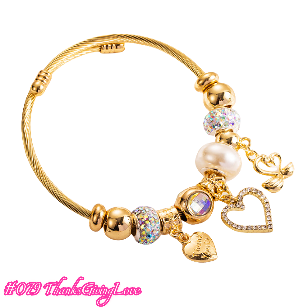 100 Styles Handmade Charm  Bracelet Titanium Alloy  waterproof and non tarnish 【BUY 2, 20%OFF；3，30%off 】【over 40$，freeshipping】