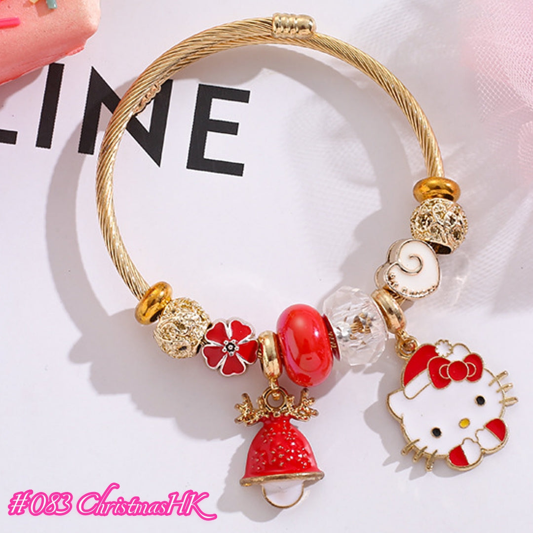 100 Styles Handmade Charm  Bracelet Titanium Alloy  waterproof and non tarnish 【BUY 2, 20%OFF；3，30%off 】【over 40$，freeshipping】