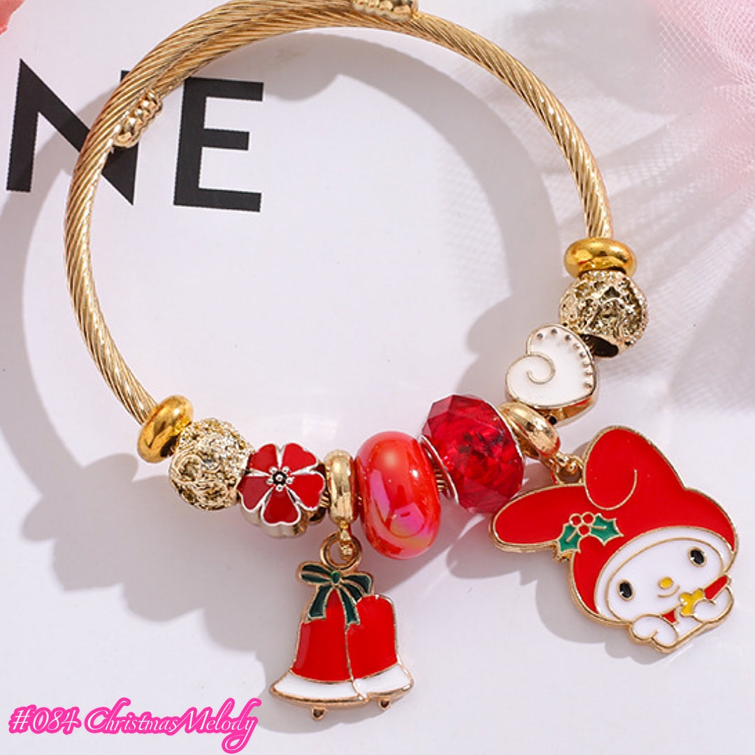 100 Styles Handmade Charm  Bracelet Titanium Alloy  waterproof and non tarnish 【BUY 2, 20%OFF；3，30%off 】【over 40$，freeshipping】