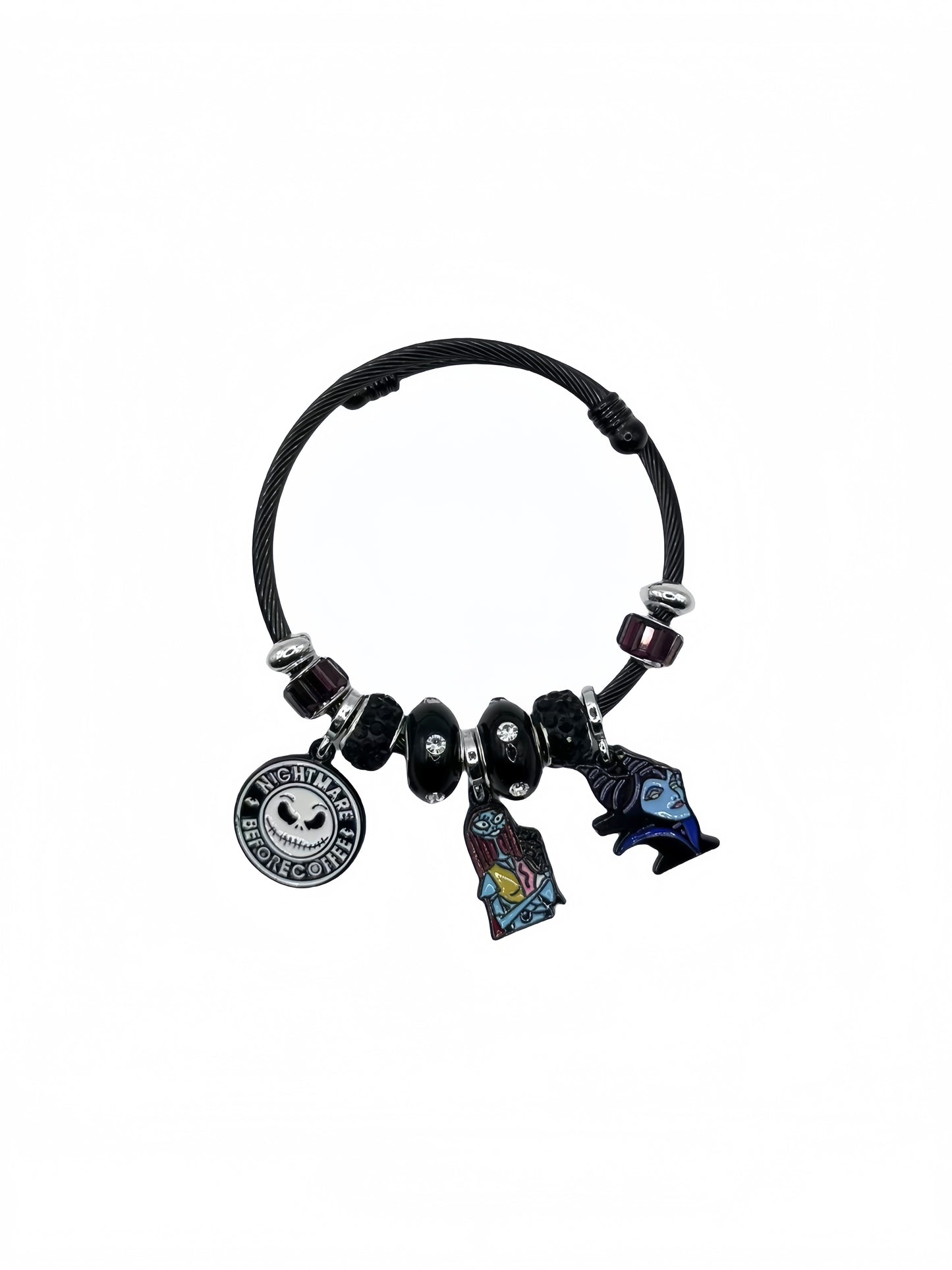 Nightmare Before Christmas Gold Plating Adjustable Bracelet