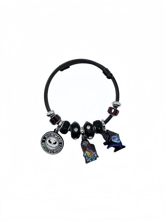 Nightmare Before Christmas Gold Plating Adjustable Bracelet