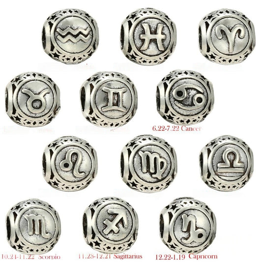 Zodiac Beads DIY Handmade Jewelry Accessories Sign of the Zodiac Star sign