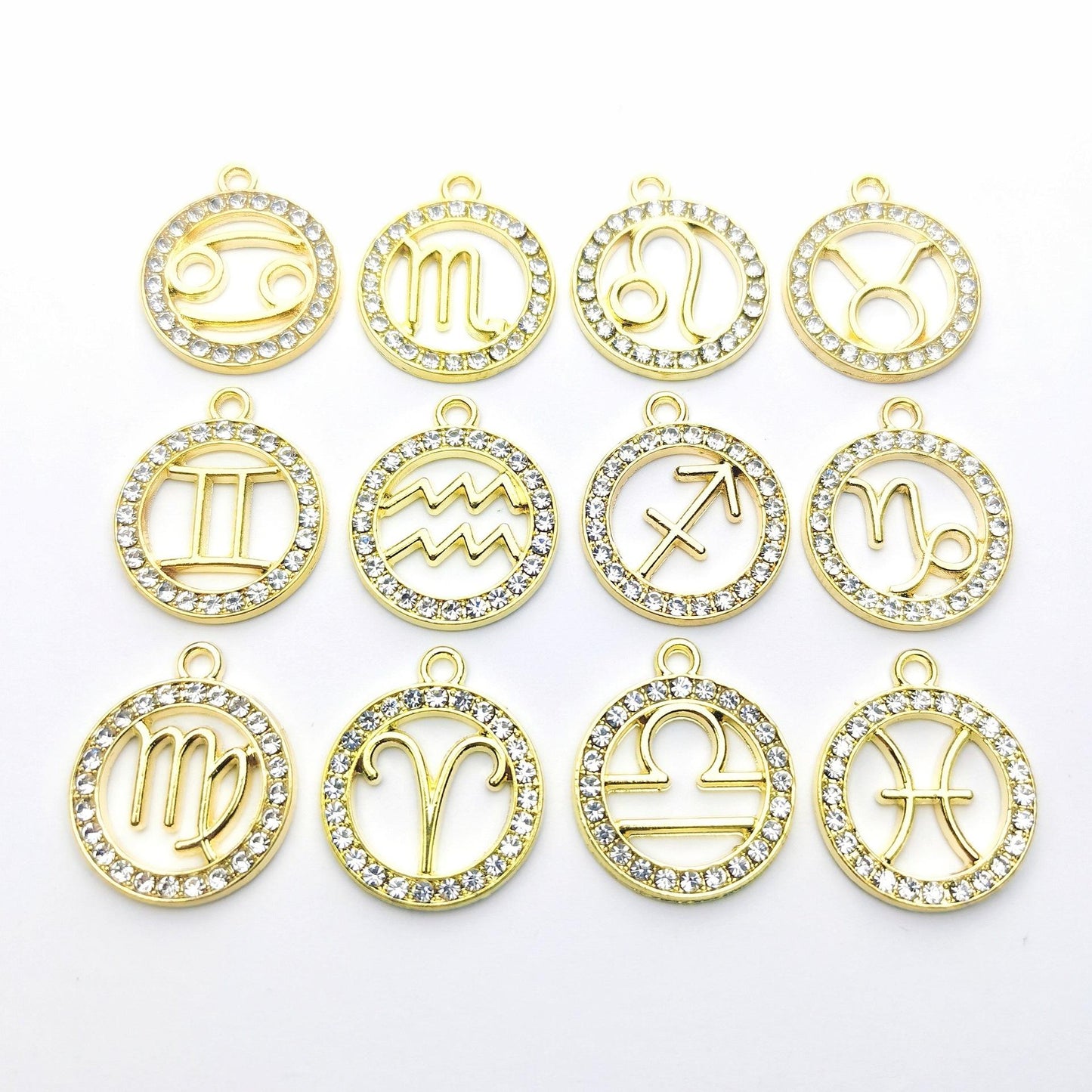 Zodiac Charms Pendant DIY Handmade Jewelry Accessories Sign of the Zodiac Star Sign