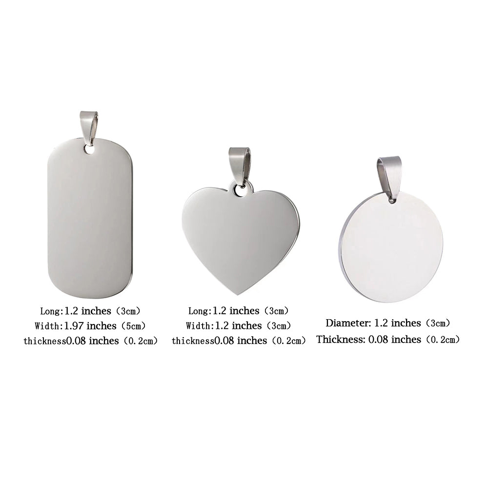 Personalized Photo Key Chain Double-sided engraving Metal Coating