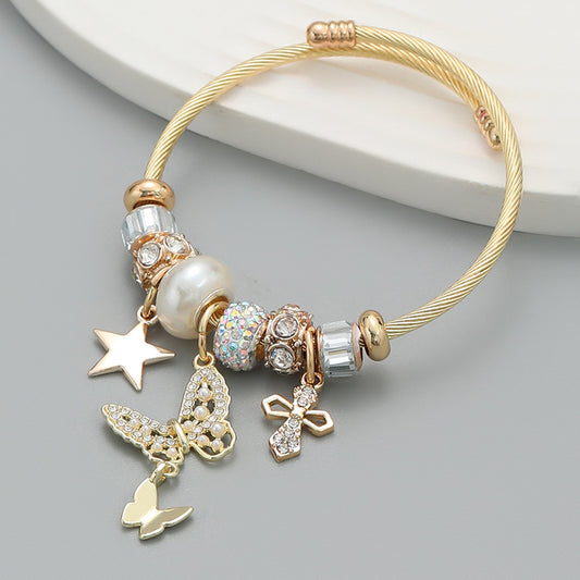 Butterfly - Themed Charm Bracelet: Wings of Shimmer