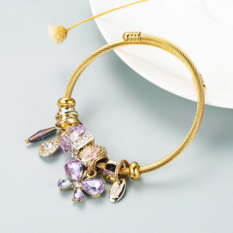Butterfly - Themed Charm Bracelet: Wings of Shimmer