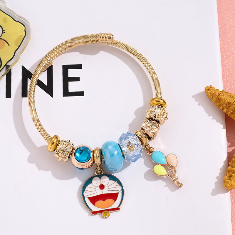 Doraemon - Themed Charm Bracelet: A Touch of Anime Magic