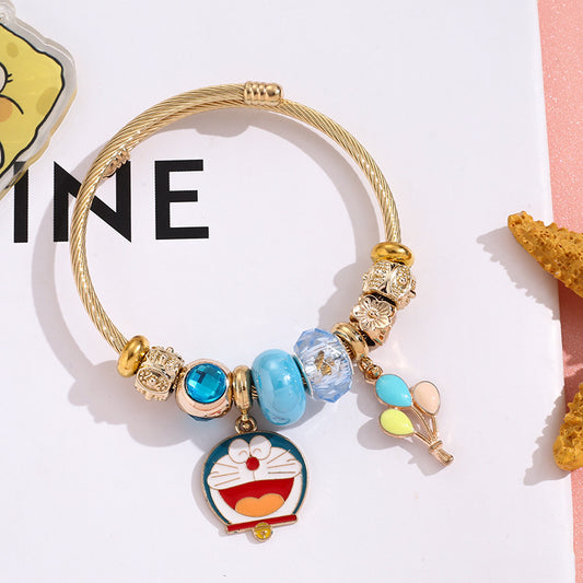 Doraemon - Themed Charm Bracelet: A Touch of Anime Magic