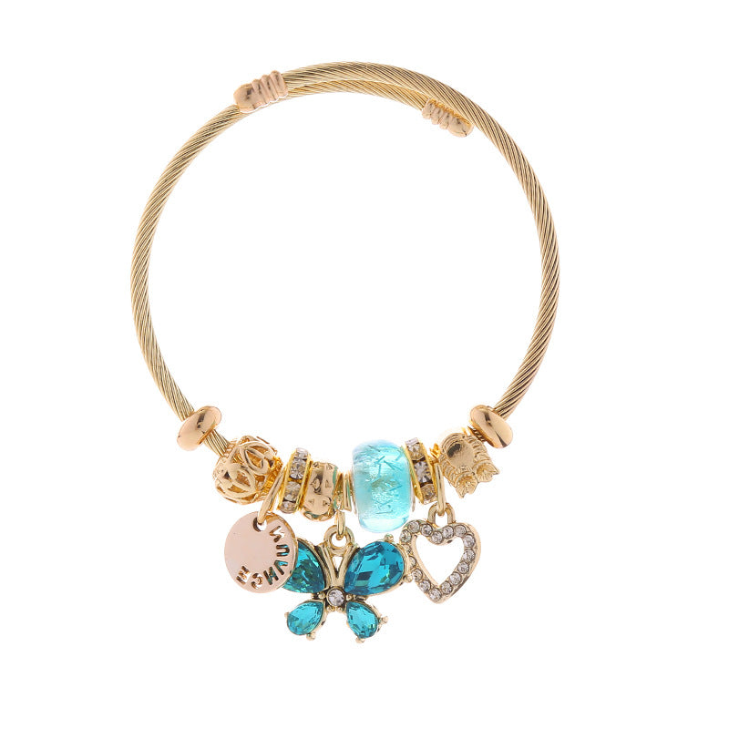 Butterfly - Themed Charm Bracelet: Wings of Shimmer