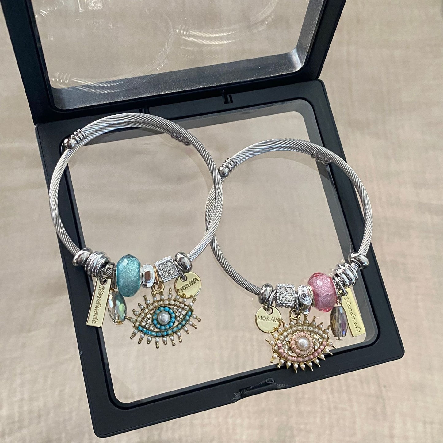 Evil Eye - Themed Charm Bracelet: A Symbol of Protection and Style