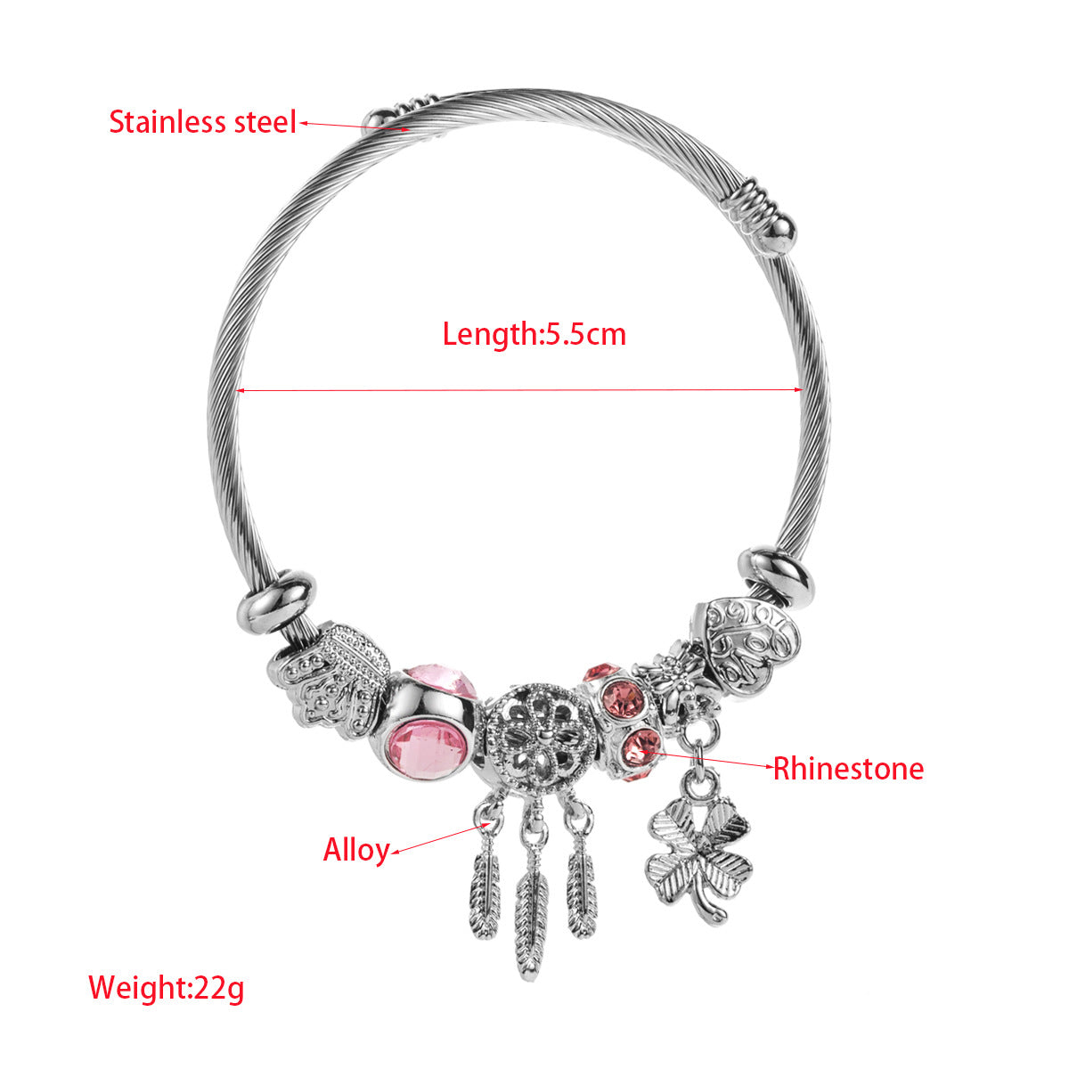 Dreamcatcher - Themed Charm Bracelet: Weave Your Dreams